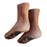 Maxbell 3D Animal Printed Paw Crew Socks Unisex Funny Fashion Adult Socks Dog