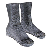 3D Animal Printed Paw Crew Socks Unisex Funny Fashion Adult Socks Elephant