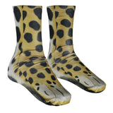 3D Animal Printed Paw Crew Socks Unisex Funny Fashion Adult Socks Cheetah