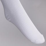 Women's Over the Knee High Socks Knit Boot Thigh High Stockings White