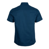 Maxbell Unisex Short Sleeves Chef Jacket Waiter Coat Cooks Uniform Apparel 3XL Blue