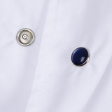 Maxbell Chef Jacket Coat Uniform Short Sleeve Hotel Kitchen Cook Apparel 3XL White