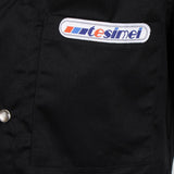 Maxbell Chef Jacket Coat Uniform Short Sleeve Hotel Kitchen Cook Apparel 3XL Black