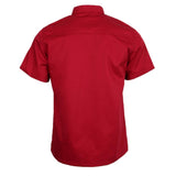 Maxbell Chef Jacket Coat Uniform Short Sleeve Hotel Kitchen Cook Apparel 2XL Red