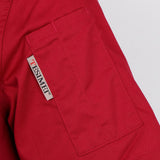 Maxbell Chef Jacket Coat Uniform Short Sleeve Hotel Kitchen Cook Apparel 2XL Red