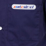 Maxbell Chef Jacket Coat Uniform Short Sleeve Hotel Kitchen Cook Apparel L Blue