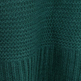 Maxbell Womens Turtleneck Chunky Knit Sweater Pullover Long Sleeves M Green