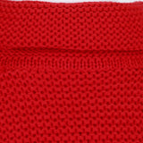 Maxbell Womens Turtleneck Chunky Knit Sweater Pullover Long Sleeves XL Red