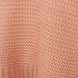 Maxbell Womens Turtleneck Chunky Knit Sweater Pullover Long Sleeves L Pink
