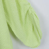 Maxbell Women's Cardigan Long Sleeve Knit Sweater Open Front Drape Coat L Green
