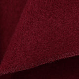 Maxbell Lady Open Front Long Sleeve Woolen Short Lapel Coat Cardigan Jacket M Red
