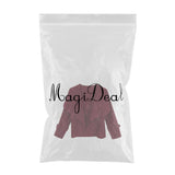 Maxbell Lady Open Front Long Sleeve Woolen Short Lapel Coat Cardigan Jacket M Red