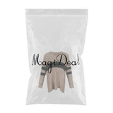 Maxbell Women's Stripe Contrast Color Long Sleeve V Neck Pullover Sweater  Khaki M