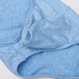 Maxbell Men's Sexy Underwear Low Rise Bulge Pouch Briefs Bikini Underpants M Blue