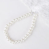 Maxbell Sexy Women Crotchless Panties Sheer Lace Thong Underwear Pearls Strings White