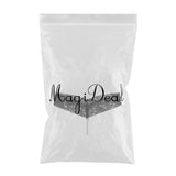 Maxbell Sexy Women Crotchless Panties Sheer Lace Thong Underwear Pearls Strings Black