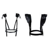 Maxbell Lady Leather Pin Buckle Tassel Suspender Waist Belt Waspie Corset Cinch 01