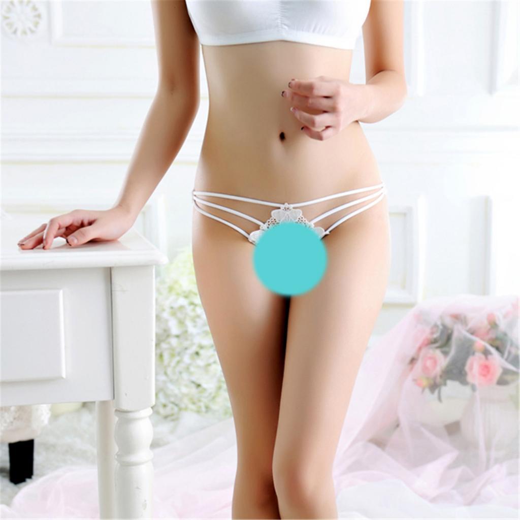 Maxbell Women's Soft Underpants Mesh Underwear Ladies Lingerie Bikini Panties White