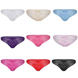 Maxbell Women's Soft Underpants Mesh Underwear Ladies Lingerie Bikini Panties White