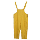 Maxbell Women's Loose Baggy Pants Jumpsuit Strap Harem Trousers Overalls 3XL Yellow