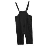 Maxbell Women's Loose Baggy Pants Jumpsuit Strap Harem Trousers Overalls 3XL Black