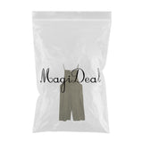 Maxbell Women's Loose Linen Suspender Trousers Wide Leg Overalls Jumpsuit Romper 2XL Green