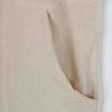 Maxbell Women's Strappy Rompers Overalls Casual Wide Leg Pants Jumpsuits XL Beige