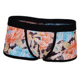 Maxbell Men's Floral Print Sheer Lace Boxers Underwear Underpants M Colorful peony