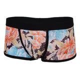 Maxbell Men's Floral Print Sheer Lace Boxers Underwear Underpants L Colorful peony