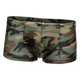 Army Green Camouflage Patterned Men Boxer Briefs Shorts Underwear Trunks XXL