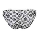 Maxbell Sheer Floral Lace Panties Stretchy Low Rise Briefs Underwear Black L