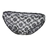 Maxbell Sheer Floral Lace Panties Stretchy Low Rise Briefs Underwear Black L