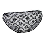Maxbell Sheer Floral Lace Panties Stretchy Low Rise Briefs Underwear Black XL