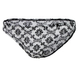 Maxbell Sheer Floral Lace Panties Stretchy Low Rise Briefs Underwear Black 2XL