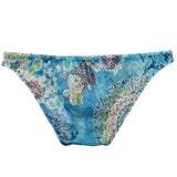 Maxbell Sheer Floral Lace Panties Stretchy Low Rise Briefs Underwear Blue XL