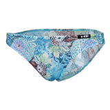 Maxbell Sheer Floral Lace Panties Stretchy Low Rise Briefs Underwear Blue XL