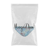 Maxbell Sheer Floral Lace Panties Stretchy Low Rise Briefs Underwear Blue XL