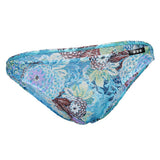 Maxbell Sheer Floral Lace Panties Stretchy Low Rise Briefs Underwear Blue XL