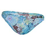 Maxbell Sheer Floral Lace Panties Stretchy Low Rise Briefs Underwear Blue XL