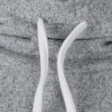 Women's Cowl Neck Hoodies Tops Long Sleeve Color Block Sweatshirt White S
