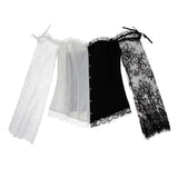 Maxbell Women Sexy Lingerie Lace Waist Cincher Overbust Corset Top Wedding Party L