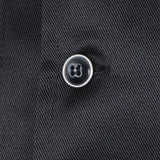 Maxbell Chef Jackets Long Sleeves Coat Kitchen Uniforms for Women Men Black 3XL