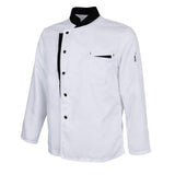 Maxbell Long Sleeves Chef Jacket Coat Hotel Waiters Kitchen Uniform Tops White 2XL