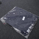 Maxbell Stitched Chef Jacket Coat Hotel Waiters Kitchen Uniform Long Sleeves 2XL Navy Blue