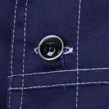 Maxbell Stitched Chef Jacket Coat Hotel Waiters Kitchen Uniform Long Sleeves 2XL Navy Blue