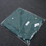 Maxbell Stitched Chef Jacket Coat Hotel Waiters Kitchen Uniform Long Sleeves 3XL Deep Green