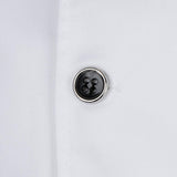 Maxbell Unisex Chef Jackets Waiter Suit Coat Long Sleeves Chef Uniforms L White