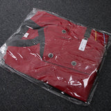 Maxbell Unisex Chef Jackets Waiter Suit Coat Long Sleeves Chef Uniforms M Red