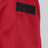 Maxbell Unisex Chef Jackets Waiter Suit Coat Long Sleeves Chef Uniforms L Red