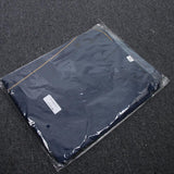 Maxbell Unisex Chef Jacket Coat Long Sleeves Oblique Led Package Margin L Blue
